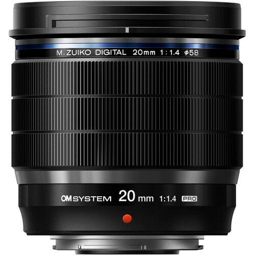OM SYSTEM M.Zuiko Digital ED 20mm f/1.4 PRO Lens | Bedfords.com
