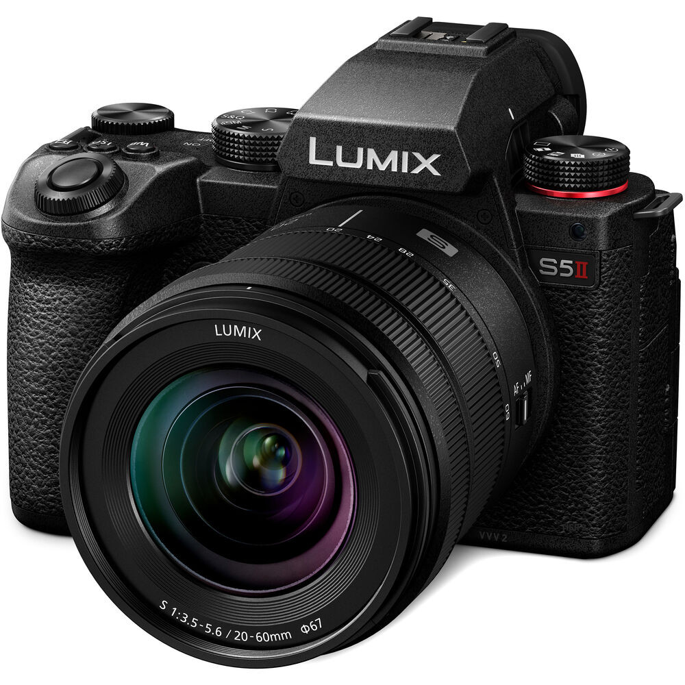 Panasonic LUMIX S5 ミラーレス一眼 20-60mmレンズ付き Panasonic LUMIX S5 II Mirrorless Camera with 20-60mm Lens