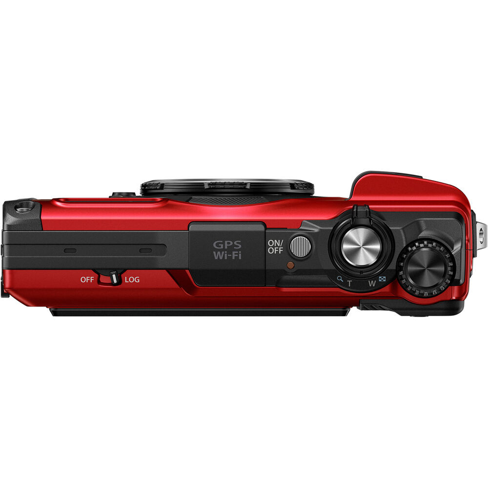 OM SYSTEM Tough TG-7 Digital Camera (Red) | Bedfords.com