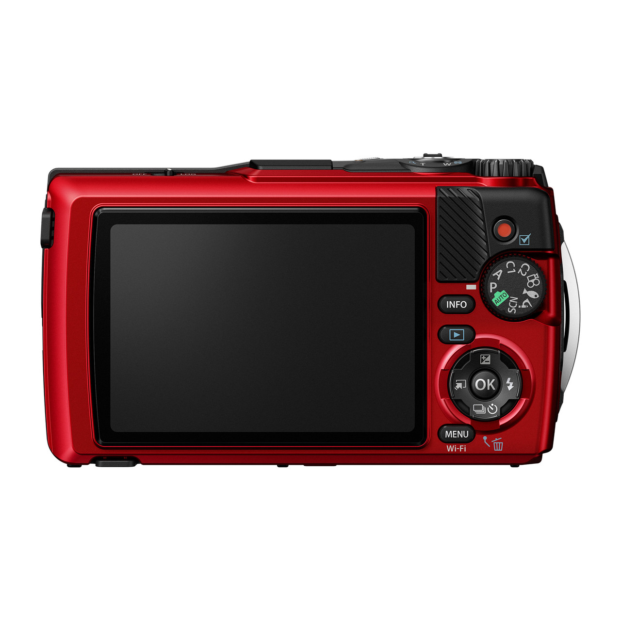 OM SYSTEM Tough TG-7 Digital Camera (Red) | Bedfords.com