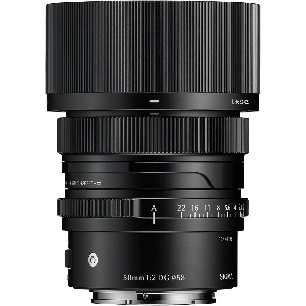 Sigma 50mm f/2 DG Contemporary Lens, Black (Sony E)