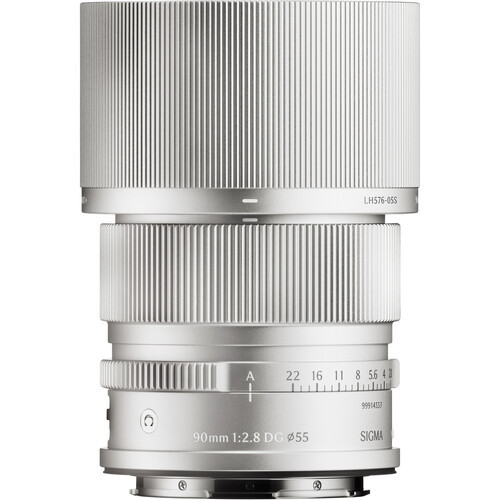 Sigma 90mm f/2.8 DG Contemporary Lens, Silver (L-Mount)