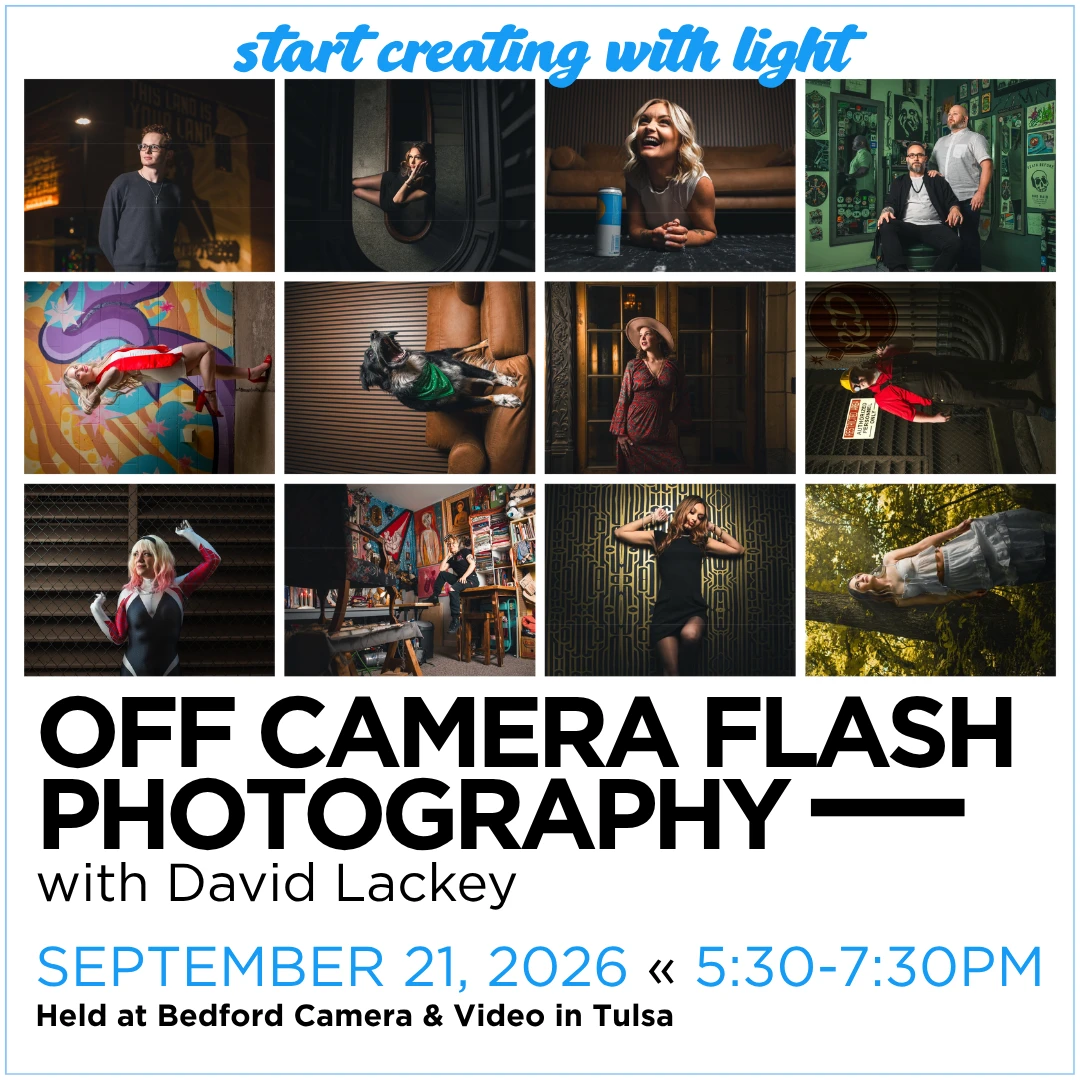 Off-Camera Flash Photography Workshop with David Lackey