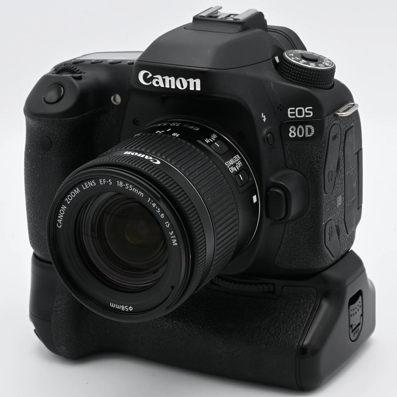 USED CANON EOS 80D W/18-55 F4-5.6 IS STM