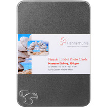 Hahnem√ºhle Museum Etching Paper with Tin Box (4 x 6", 30 Sheets)