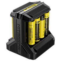 Nitecore i8 Multi-Slot Intelligent Charger for Lithium-Ion, NiMH, or NiCD Batteries