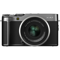 FUJIFILM X-A7 Mirrorless Digital Camera with 15-45mm Lens (Dark Silver)