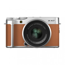 FUJIFILM X-A7 Mirrorless Digital Camera with 15-45mm Lens (Camel)