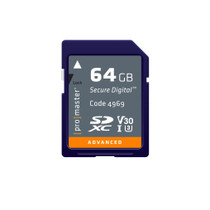ProMaster SDXC 64GB Advanced UHS-I V30 Memory Card