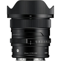 Sigma 20mm f/2 DG Contemporary Lens, Black (L-Mount)
