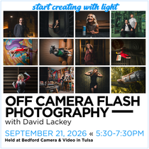 Off-Camera Flash Photography Workshop with David Lackey
