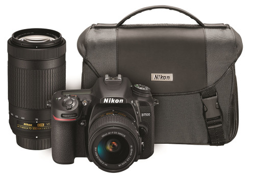 Nikon D7500 Dslr Camera With 18 55mm And 70 300mm Lenses Kit