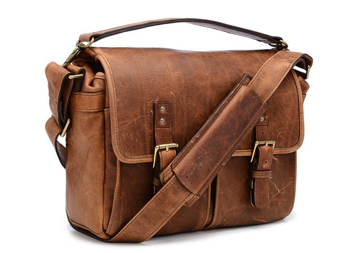 ONA Prince Street Camera Messenger Bag (Antique Cognac) | Bedfords.com