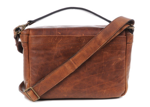 ONA Prince Street Camera Messenger Bag (Antique Cognac) | Bedfords.com