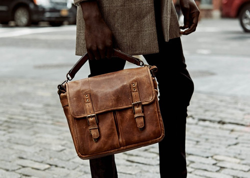 ONA Prince Street Camera Messenger Bag (Antique Cognac) | Bedfords.com