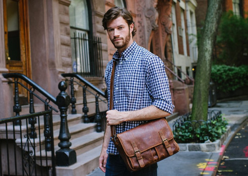 ONA Prince Street Camera Messenger Bag (Antique Cognac) | Bedfords.com