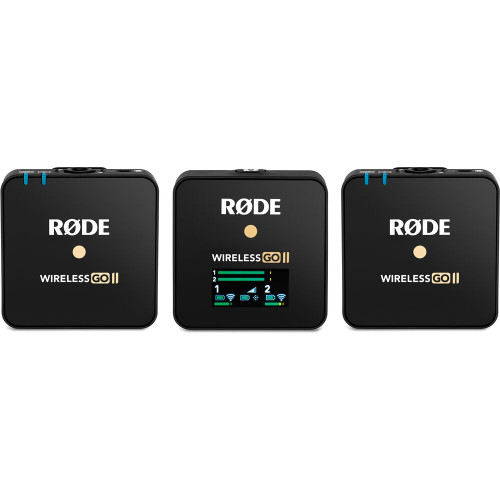 RODE Wireless PRO 2-Person Clip-On Wireless Microphone System/Recorder with  Lavaliers (2.4 GHz)