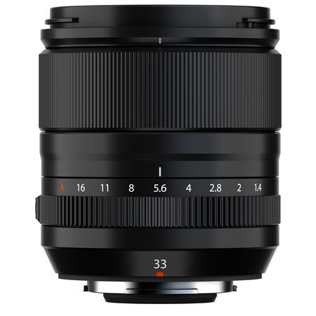 Fujifilm XF 33mm f/1.4 R LM WR Lens, Black | Bedfords.com