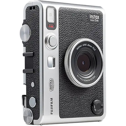 FUJIFILM INSTAX MINI EVO Hybrid Instant Camera (Black) | Bedfords.com