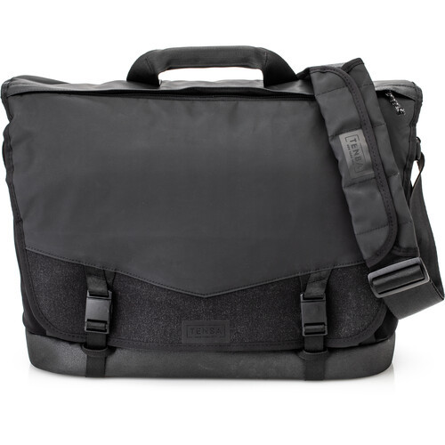 TIMBUK2 Black Shoulder Messenger Bag Padded Laptop Pocket 16 in Courier Bike