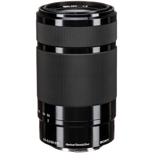 Sony 55-210mm f/4.5-6.3 OSS E-Mount Camera Lens, Black