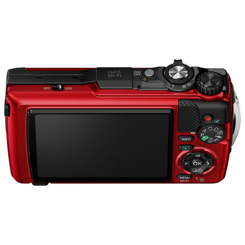 OM SYSTEM Tough TG-7 Digital Camera, Red (50332195400) | Bedfords.com