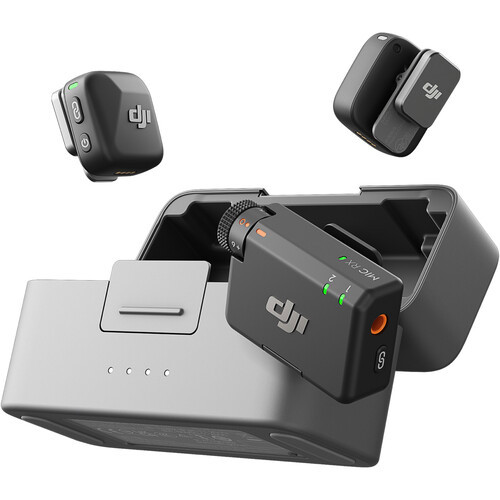 DJI Mic ワイヤレスマイクシステム DJI Mic Mini 2.4GHz 2-Person Clip-On Digital Wireless Microphone