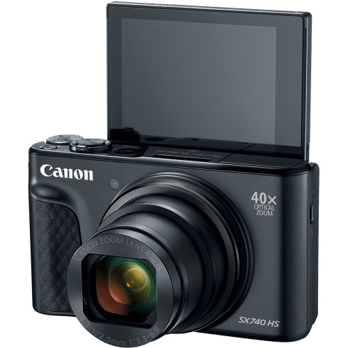 Canon PowerShot SX740 HS Digital Camera (Black) - Bedford Camera