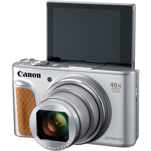 Canon PowerShot SX740 HS Digital Camera (Silver) - Bedford Camera