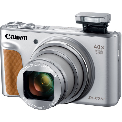 Canon PowerShot SX740 HS Digital Camera (Silver) - Bedford Camera