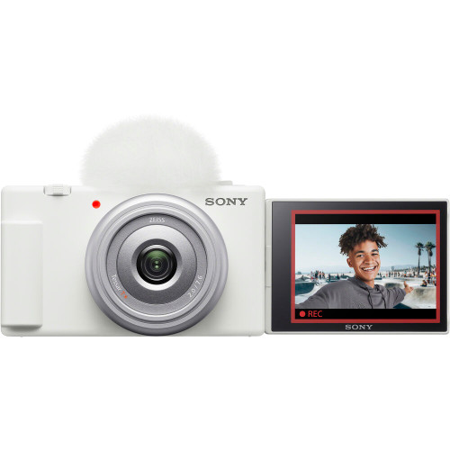 Sony ZV-1F Vlog Camera (White) - Bedford Camera & Video