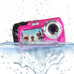 MINOLTA® MN40WP 48 MP / 2.7K Ultra HD Waterpoof Digital Camera (Pink)