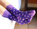 Photogenic Photolove Socks (Purple Fringe)