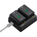 Sony Dual Battery Charger BC-ZD1 for Sony Z Battery