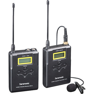 Saramonic UwMic15 Camera-Mount Wireless Omni Lavalier Microphone 