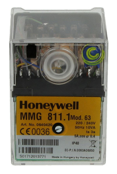 Honeywell MMG 811.1 mod. 63, Satronic 0640420U, Combined burner control unit