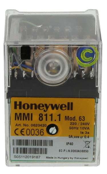 Honeywell MMI 811 mod. 63 Satronic 0620420U, Gas burner control unit