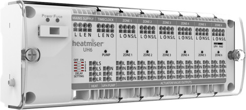 Heatmiser UH6 - 6 Zone Compact 230v Wiring Centre