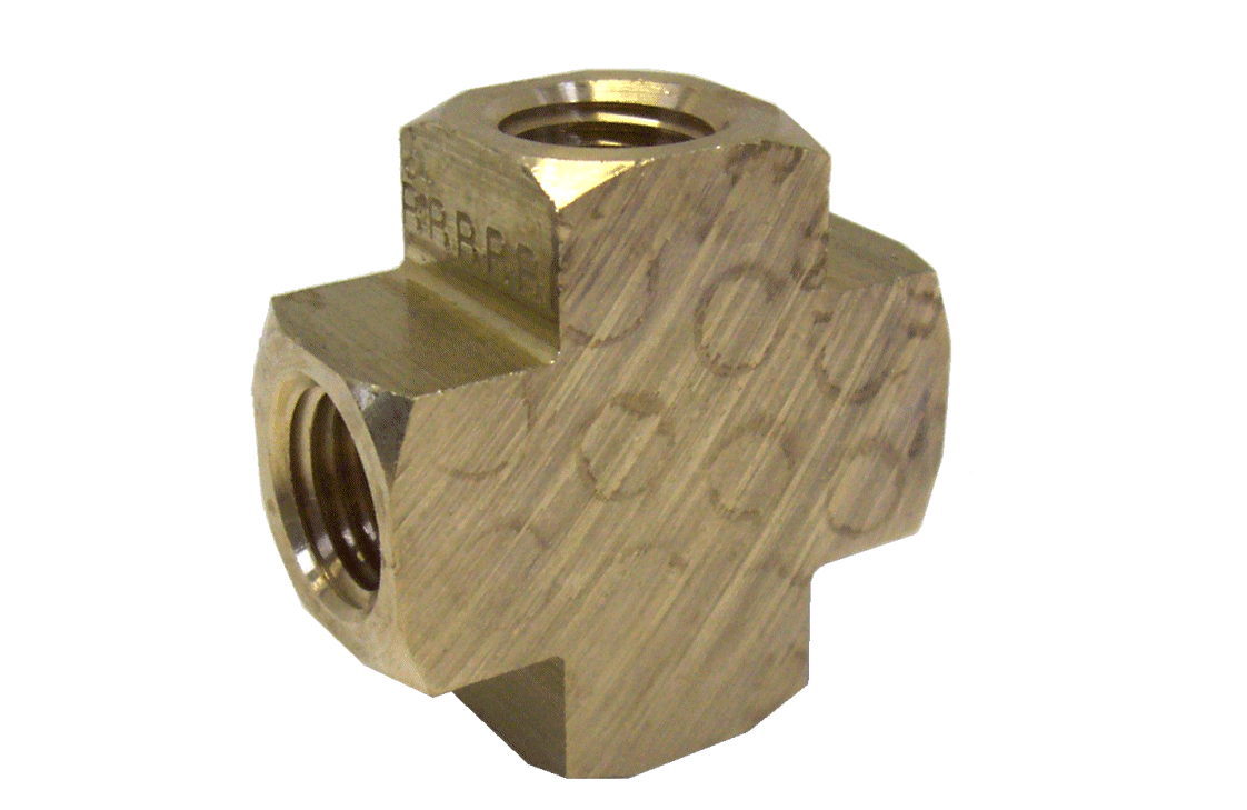 FTG-AIR-CROSS-BRASS 1/4