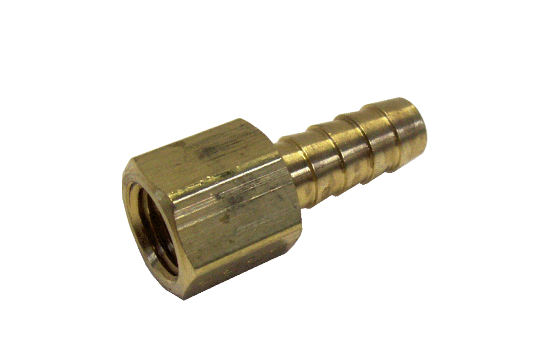 FTG-BARB-FEML-BRASS 1/4X1/8NPT
