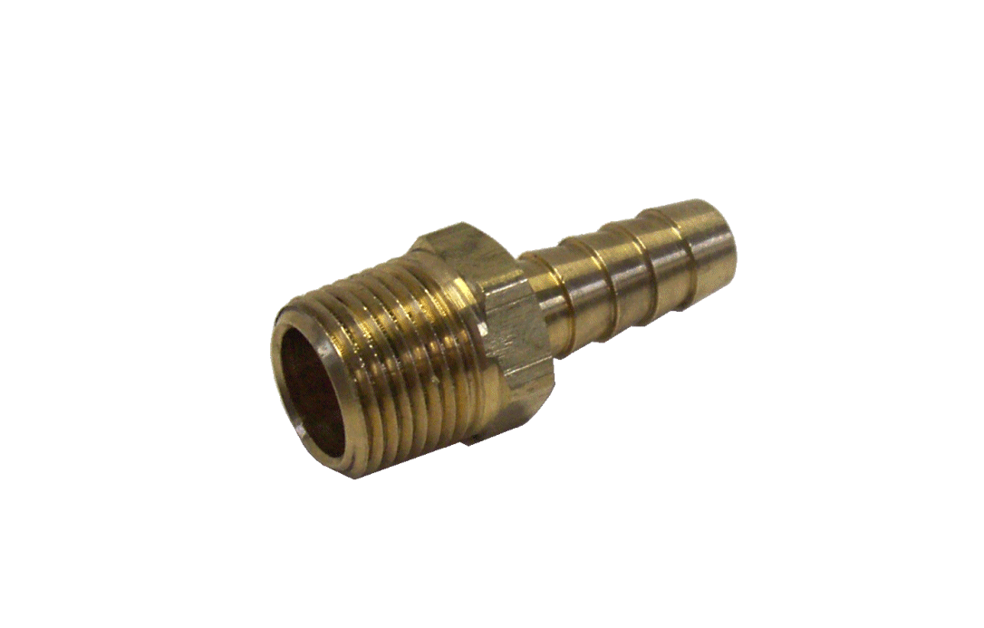 FTG-BARB-MALE-BRASS 3/8X1/4NPT