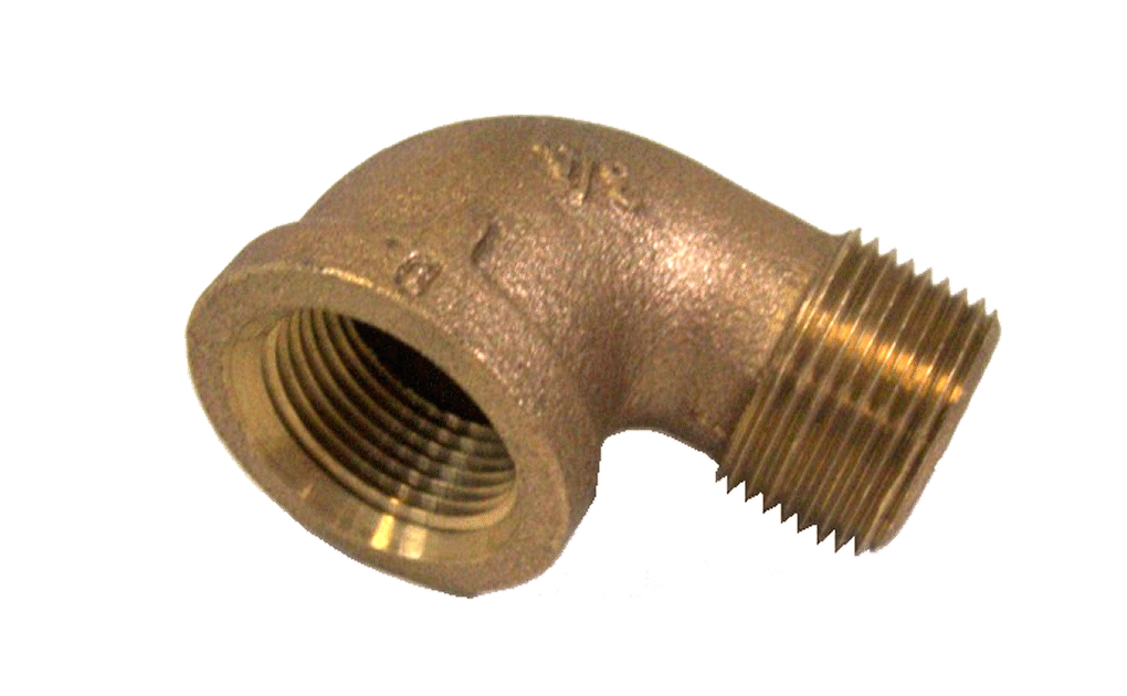 FTG-ELBO-STRT-90-BRASS 1-1/4