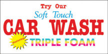 SIGN-BANNER-TRIPLE FOAM