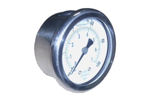 GAUGE-LIQUID FILLED 0-100 PSI
