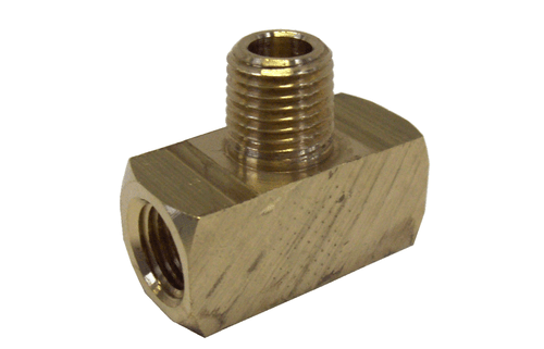 FTG-AIR-TEE-BRCH-BRASS 1/4