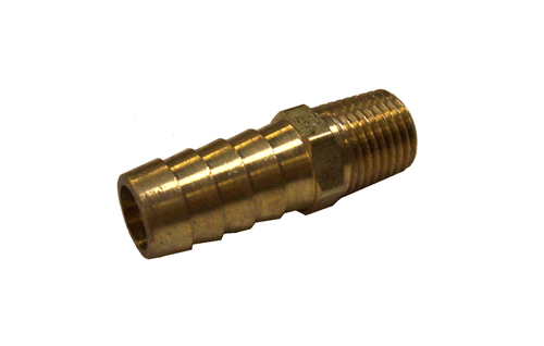FTG-BARB-MALE-BRASS 1/2X1/4NPT
