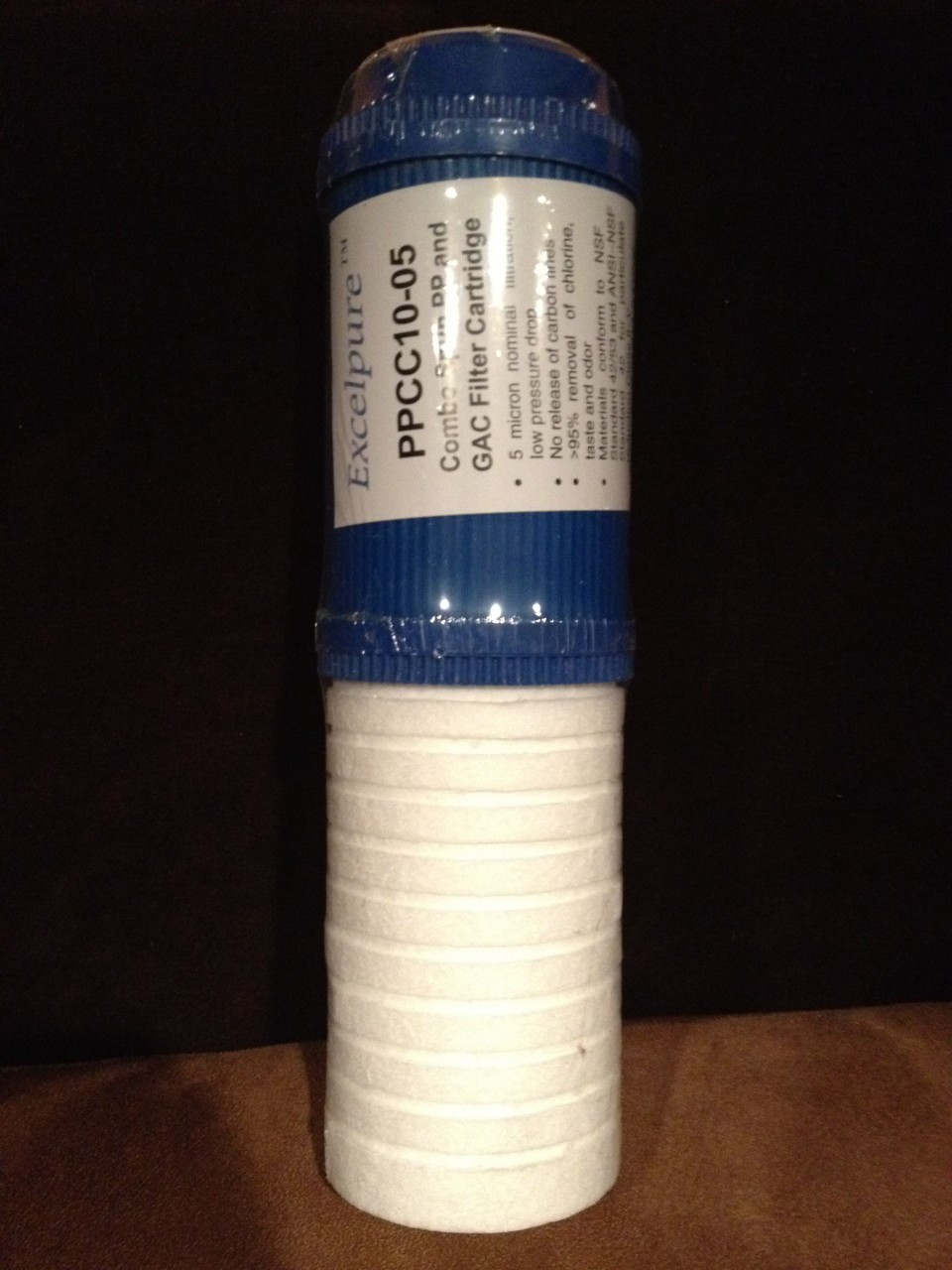 Combo spun Polypropylene and GAC filter Cartridge