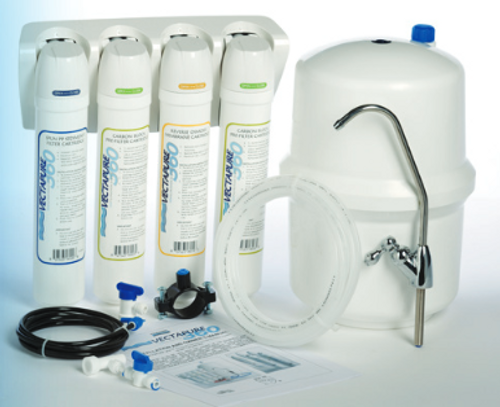 Vectapure 360 Reverse Osmosis System
75 GPD
Quick Change Filters Vectapure 360 Reverse Osmosis System
75 GPD
Quick Change Filters