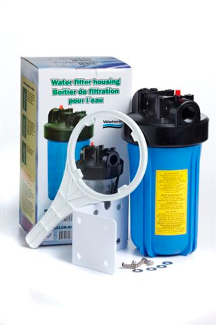 Single Big Blue 10" filter housing complete kit

All 10" big blue or BB filters fit into this housing