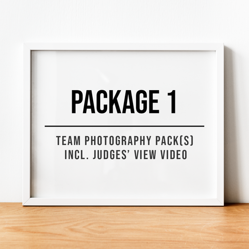 Package 1 - Team Photo Pack(s) Incl. judges' view video